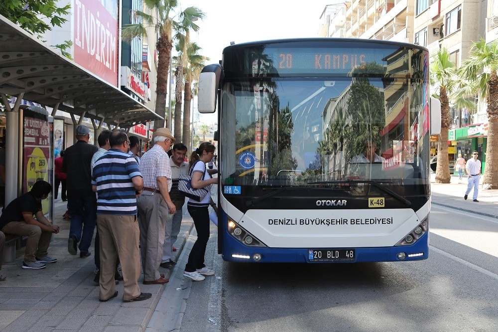 Denizli Denizli Merkez Yerel_Haberler - Denizli Bykehir otobsleri Cuma gn cretsiz
